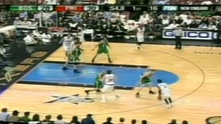 Brian Scalabrine defending Allen Iverson 2006 Happy Birthday white mamba [upl. by Innej]