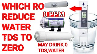 WHICH RO WATER Filter Reduce RAW WATER TDS TO ZEROMAY DRINK 0 TDS WATER [upl. by Carin797]