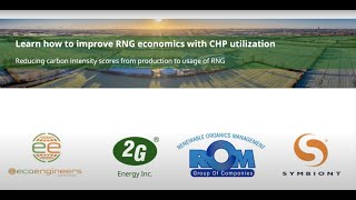 2G Energy How to improve RNG economics with CHP utilization webinar June 2 2021 [upl. by Birch]