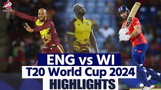 ENG vs WI T20 World Cup 2024 Highlights England vs West Indies T20 World Cup Full Highlights [upl. by Blus]