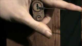 Storm Lock Picking Tutorial 009  Lock Pick 2B Vs Police Pup Wafer Padlock [upl. by Agbogla236]