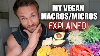 VEGAN BODYBUILDER amp NUTRITIONISTS SUPER HEALTHY DIET MACROS REVIEWED [upl. by Jaquith]