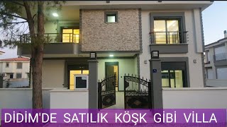 DİDİMDE SATILIK KÖŞK GİBİ VİLLA🏖 DENİZE 100 METRE SATILIK TAM MÜSTAKİL VİLLAdidimvilla [upl. by Elin]