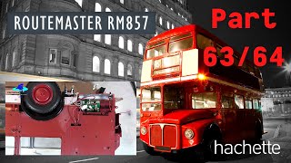 Hachette Routemaster RM857 Londonbus Part 63 amp 64  Montage des Heckpodests und Sitze des Oberdecks [upl. by Enidlareg769]