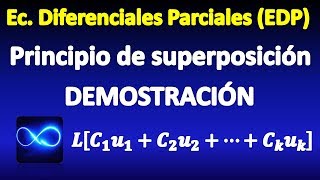 05 Principio de superposición de soluciones para EDP [upl. by Daune321]