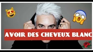 COMMENT AVOIR DES CHEVEUX BLANC   TUTO décoloration [upl. by Deyes]