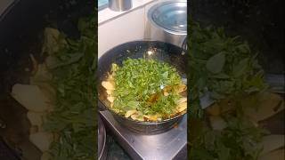 BAHUT HI SIMPLE ALOO METHI KI SABJI  ytshorts food  LIYE  SHARE  COMMENT [upl. by Lladnarc]