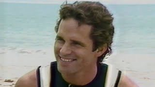 Gregory Harrison Dr Gonzo of Trapper John MD  Beach Interview 1984 [upl. by Dorree677]