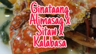 Ginataang Alimasa  Kalabasa x Sitaw Simple Menu [upl. by Armand]