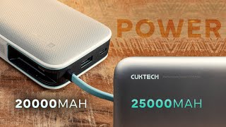 CUKTECH CP253L amp CUKTECH 25 power banks for camera gear [upl. by Renate]