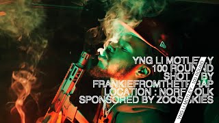 YNG LI MOTLEY  100 ROUND OFFICIAL MUSIC VIDEO SHOTBYFRANKIEFROMTHETRAP [upl. by Ennaeus]