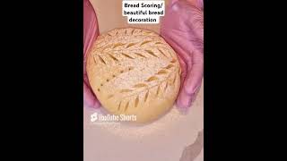 Easy way to decorate your dough scoringbread StunnerMKFood [upl. by Otis804]