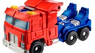 Optimus Prime amp Roller  Transformers Generations [upl. by Einnor896]