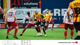 Speeldag 19 Zulte Waregem  KV Mechelen 20 [upl. by Odlavso]