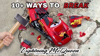 10 WAYS TO BREAK ‘GO BUDDY’ LIGHTNING MCQUEEN [upl. by Deloris401]