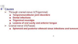 Referred otalgia [upl. by Kath]