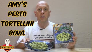 German tries Amys Frozen Meals Pesto Tortellini Bowl [upl. by Noell]