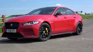 Jaguar XE Project 8 first drive and review 600bhp and 200mph [upl. by Avrenim]