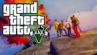 GTA 5 Free Roam  High Flyin Harriers GTA 5 Funny Moments [upl. by Schindler176]