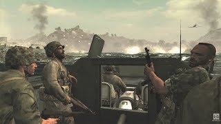 WW2  Battle of Peleliu  US Army Takeover of Peleliu  Pacific War  Call of Duty World at War [upl. by Duaner]