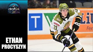 2024 NHL Draft  Ethan Procyszyn  2324 Highlights [upl. by Balmuth]