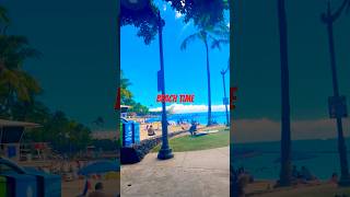 Waikiki Beach Walk waikiki hawaii oahu hottogo chapellroan beach surfing beachtime sunshine [upl. by Afrikah514]