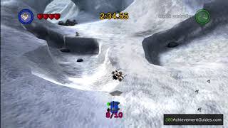 LEGO Star Wars TCS  Blue Minikit Guide  Episode V Hoth Battle Challenge Mode [upl. by Paulie]