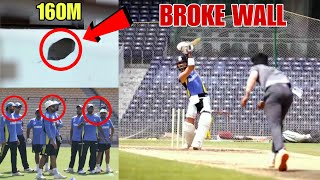 Virat Kohli Breaks Chepauk Stadium Wall with 160M Six during net practice Ind vs Ban 1st Test [upl. by Can]