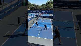 This rally 🤯 pickleball athlete sports explore shorts [upl. by Hound]