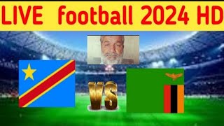 Congo DR Vs ZambiaLive Match [upl. by Yerffej610]