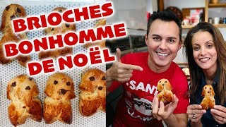 BRIOCHES BONHOMMES DE NOEL OU MANNELE DE SAINT NICOLAS [upl. by Zoba]