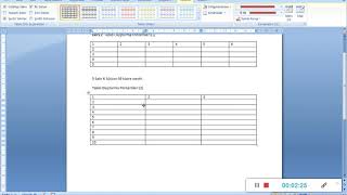 WORD ile Tablo Olusturma Konu Anlatımı [upl. by Adriel]