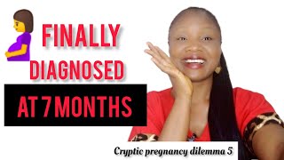 Cryptic Pregnancy diagnosed at 7 monthsno baby bumpmonthly bleeding like period crypticpregnancy [upl. by Luap]