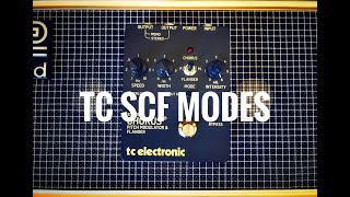 TC Electronic SCF Gold Chorus Chorus Flanger and Pitch Modulation [upl. by Anirdnajela]