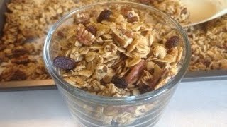 GRANOLA  Recetas Nutritivas  HECHOxMAMÁ [upl. by Retrak]