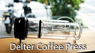 開箱 DELTER Coffee Press × Kickstarter [upl. by Esyla113]