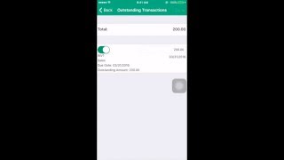 Creating Invoice receiving payment against it and creating Sales Return in Book Keeper iOS [upl. by Witha]