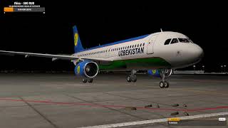 XPlane 12 Nukus  Bukhara  Tashkent AutoOrtho Flight Factor Airbus A320 Uzbekistan Airways … [upl. by Eniluj655]