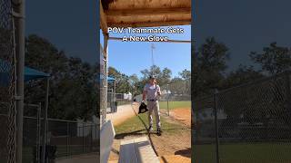 POV Teammate Gets a New Glove🤣 baseball comedy 44pro 44progloves [upl. by Ynez386]