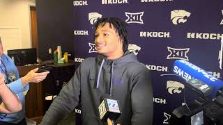 KState Football  Tre Spivey press conference after win vs Cincinnati  Nov 23 2024 [upl. by Rim]