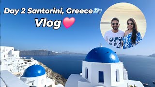 Vlog37  Day 2 In Santorini Greece🇬🇷 [upl. by Pittman]