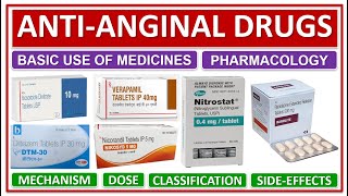 ANTI ANGINAL DRUG ANGINA TREATMENT CHEST PAIN MEDICINE BASIC USE SIDE EFFECTS COMTRAINDICATIONS [upl. by Jarlen84]