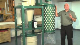 3 amp 5 HP Cyclone Dust Collector Comparison [upl. by Stanislas54]