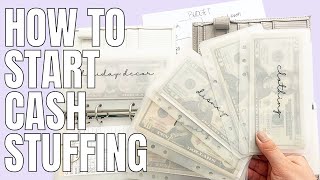 How To Start Cash Stuffing  Tips for Starting the Cash Envelope System  Cash Stuffing for Beginner [upl. by Giraldo]