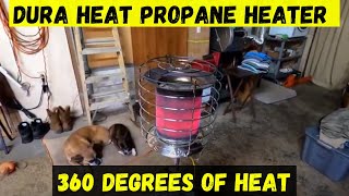 360 Degrees Of Heat  Dura Heat Propane Heater  Demo amp Review [upl. by Vernon780]