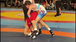 Wrestling  Ringen LM Sachsen 2024 Gelenau Junioren 60 kg GR Gaas  Barth [upl. by Matronna565]