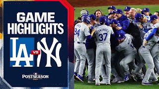 Dodgers vs Yankees World Series Game 5 Highlights 103024  MLB Highlights [upl. by Hector]