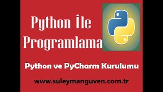 0Python ve PyCharm Kurulumu [upl. by Gleda]