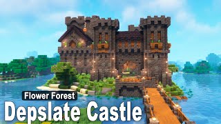 Minecraft How to build a Deepslate Castle  Tutorial part2 [upl. by Nicolette351]