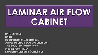 Laminar Air Flow Cabinet [upl. by Getter]